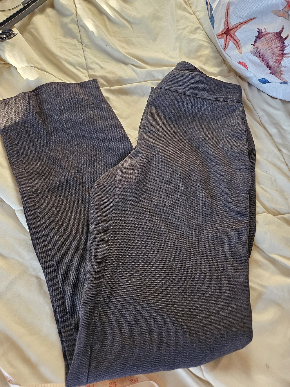 Theory Women's Gray Ponte Trousers